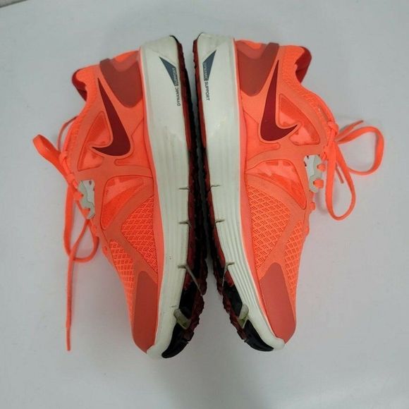 Nike 454315-860 Womens Size 8.5 Lunarglide 3 Orange‎ Lace Up Running Shoes - Picture 4 of 9